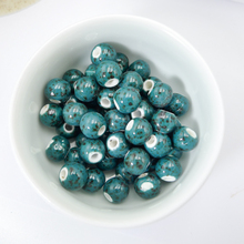 8# 100pcs China Ceramic Beads  Flower Procelain Bead For Jewelry Making 8mm  Beads #A403B 2024 - buy cheap