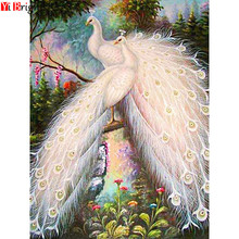 Peacock Diamond Painting Decoration Home Full Square Animal Picture Of Rhinestone Diamond Embroidery Paint With Diamonds XY1 2024 - buy cheap