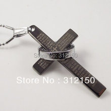 20pcs/lot Wholesale Free Shipping Cross Necklace stainless steel Chain best selling steel Cross Pendant 2024 - buy cheap