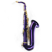 B-flat Alto саксофон фиолетовая краска золотой ключ саксофон музыкальные инструменты латунь высокое качество Саксофон подарок профессиональный саксофон SAX11 2024 - купить недорого
