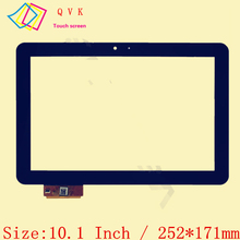 Black 10.1 Inch for DNS AirTab M100qg tablet pc capacitive touch screen glass digitizer panel Free shipping 2024 - купить недорого