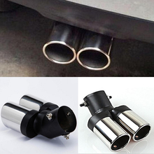 Universal Stainless Steel Exhaust Tail Rear Muffler Tip Pipe For Chevrolet Cruze Ford focus Ford fiesta 2008-2012 2024 - buy cheap