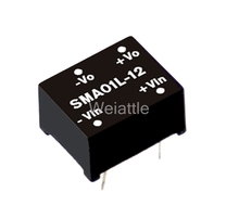 MEAN WELL original SMA01M-12 12V 84mA meanwell SMA01 12V 1W DC-DC Unregulated Single Output Converter 2024 - buy cheap