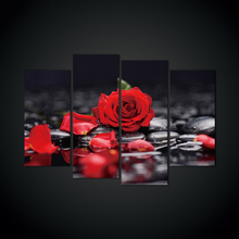 4pcs 5d diy diamond Red rose full square drill diamond embroidery rhinestones painting kit triptych painting H393 2024 - buy cheap