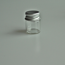 5pc 5ml Glass Bottles With Aluminium Cap Empty Small Wishing Bottle Glass Vials Jars 2024 - buy cheap