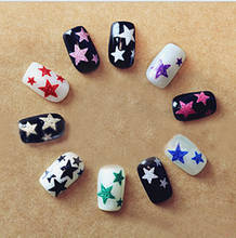 1 шт. блестящие звезды, клейкие Слайдеры для дизайна ногтей, 3D-наклейки, наклейки для украшения ногтей, маникюрные татуировки SANC132 2024 - купить недорого