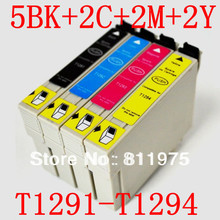 11 pcs 129 T1291 -T1294 compatible ink cartridge For EPSON Stylus SX525WD SX535WD SX620FW BX925FW BX320FW Office B42WD Printer 2024 - buy cheap