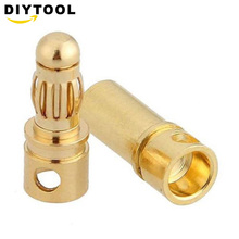 10 pares de conector plug de brocas de 3.5mm, conector macho e fêmea banhado a ouro para motor esc conector de bateria, conector de plugue 2024 - compre barato