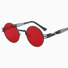 Gafas de sol Steampunk de Metal para hombre y mujer, lentes redondas de moda, de diseño de marca, Vintage, de alta calidad, UV400 2024 - compra barato