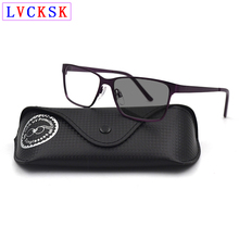 Men Photochromic Sunglasses Myopia Reading Glasses Magnifier Fashion Women Presbyopia Nearsighted Eyeglasses Send Leather Box L3 2024 - buy cheap