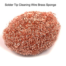 NOVFIX 10pcs Welding Soldering Solder Iron Tip Cleaner Cleaning Steel Wire Sponge Ball Welding Soldering Accessories 2024 - buy cheap