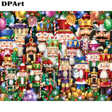 Алмазная картина 5D полный квадрат/Круглый Мультфильм рождественские персонажи Daimond вышивка-мозаика стразами Вышивка крестом Декор M154 2024 - купить недорого