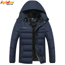 New 2018 Men's Winter Thickening Casual Cotton Jacket Outdoors Waterproof Windproof Breathable Coat Down Parka Plus Size 4XL 2024 - buy cheap