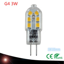 10PCS 2018 new High quality 220V 12V G4 LED Replace Halogen 3 W light bulb Corn SMD Super bright LED lamp light 2024 - buy cheap