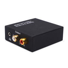 Digital to Analog Converter DAC Digital SPDIF Toslink to Analog Stereo Audio L/R Converter Adapter with Optical Cable for PS3 2024 - buy cheap