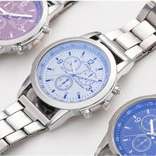 New Fashion Business Casual Watch Luxury Men Watch stainless steel Wristwatch Quartz relogio masculino Clock Male Hot sale 2024 - buy cheap