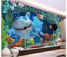 3D wallpaper custom mural Underwater world 3 d TV setting wall decoration painting murals wall papers home decoration 2024 - buy cheap