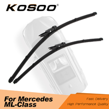 KOSOO For Mercedes-Benz ML-Class W164 W166 ML350 300 Model Year From 2005 To 2016 Car Windscreen Windshield Wiper Blade Styling 2024 - buy cheap