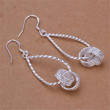 Special explosion models free shipping  silver color  jewelry factory wholesale fashion elegant women  earrings 2024 - buy cheap