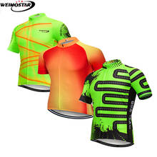 Weimostar 2019 PRO Team cycling jersey top bike shirt MTB Ropa Ciclismo Outdoor clothes men summer bicycling Maillot wear Green 2024 - buy cheap