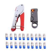 Coaxial Cable Wire Stripper RG6/RG59 Compression F Connector Wire Crimping Pliers Tool 2024 - buy cheap