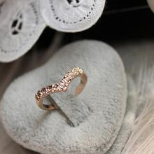 Кольца из сплава V-образной формы, золотые обручальные кольца для женщин, модные ювелирные изделия, женские кольца, горячая распродажа, Прямая поставка 2024 - купить недорого