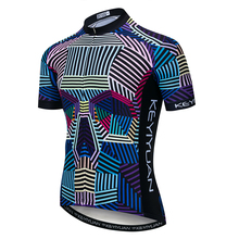 Велосипедная одежда Keyiyuan с коротким рукавом, летняя стильная профессиональная рубашка из Джерси для горных велосипедов 2024 - купить недорого