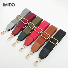 IMIDO Wide Canvas replacement shoulder straps for bags belt handles for women handbag designer bags accessories parts DIY STP128 2024 - buy cheap