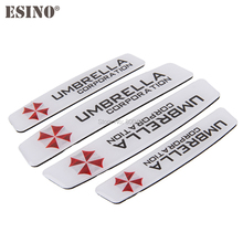 4 x Car Styling Door Edge Guard Protector Strips Anti-collision Anti-scratch Trim Door Edge Guard Umbrella Corporation Stickers 2024 - buy cheap