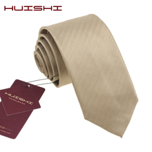 HUISHI New Arrival Mens Woven Necktie Coffee Brown Formal Tie With Fashion Color Neckties For Wedding Accessories 2024 - compre barato