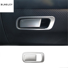 2pcs/lot Car sticker Stainless steel Passenger side glove box switch decoration cover for 2018 2019 HONDA Accord 10th MK10 2024 - buy cheap