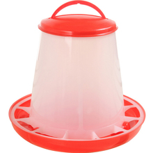 1.5kg Plastic Automatic Food Feeder Chicken Chick Hen Poultry Lid Handle bucket Dogs Cats Food Bowl Dispenser Pet Products Breed 2024 - buy cheap