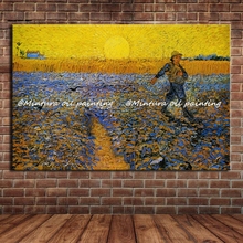 The Sower Of Vincent Van Gogh 100% Hand Made Reproduction Oil Painting On Canvas Wall Art For Living Room Home Decoration 2024 - buy cheap