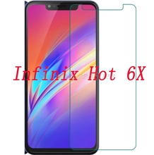 Smartphone 9H Tempered Glass  for Infinix Hot 6X 6.2"  Explosion-proof Protective Film Screen Protector cover phone 2024 - buy cheap