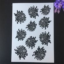 1Pcs A4 29*21cm Daisy Flower DIY Layering Stencils Painting Scrapbook Coloring Embossing Album Decorative Template 2024 - buy cheap