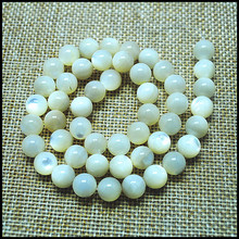 124pcs/lot nature sea water shell beads pearl beads accessories fashion pearls diy beads good quality of beads 6mm 2024 - buy cheap