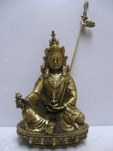Тибетская Бронзовая статуэтка Будды 16 см, бесплатная доставка, 001903 2024 - купить недорого