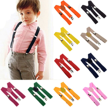 Children Kids Boy Child Clip-on Suspenders For Trousers Elastic Y-shape Adjustable Braces Apparel Accessories 2024 - buy cheap