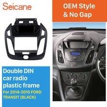 Seicane Best Double Din Car Radio Fascia for 2014 2015 Ford Transit Trim Panel Installation Kit Audio Cover Dash Mount 2024 - buy cheap
