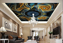 Murales 3D personalizados, murales de techo con patrón decorativo en 3 d, papel tapiz para bar ktv, sala de estar, sofá, pared de TV, papel de pared del dormitorio 2024 - compra barato