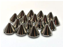 500pcs Black 8*6mm Cone Studs Rivet Spots Punk Rock Nailheads Spikes Bag Shoes Bracelet 2024 - buy cheap