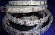 4m DC5V WS2812B led pixel srip,IP68,60pcs WS2812B/M with 60pixels;white PCB, in silicon tube,only 4PIN 2024 - buy cheap
