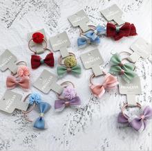 Mini bandas elásticas para el pelo para niña y bebé, cintas para el pelo, lazo de flores, accesorios para el cabello de princesa, 4 Uds. 2024 - compra barato