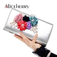 Flower Crystal Evening Clutch Flap Diamonds Applicant Chain Handbags Bag Female Beaded Party Wedding Crossbody Purse Bolsos 2024 - buy cheap