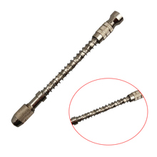 New 1Pcs Aluminum Semi-Automatic 0.3-2mm Mini Manual Hand Drill Chuck Twsit Micro Drill Bit DIY Tool 2024 - buy cheap