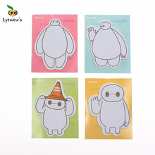 Cute Kawaii Baymax Sticky Notes Post Notepad Filofax Memo Pad Office School Supply Stickers Decoration Adhesive Stationery  2024 - buy cheap