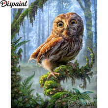 Dispaint Full Square/Round Drill 5D DIY Diamond Painting "Animal owl" Embroidery Cross Stitch 3D Home Decor A11680 2024 - buy cheap