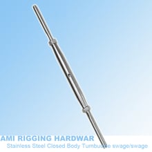 M6 1/8" wire swage swage turnbuckle rigging screw stainless steel 316 TU05 cable railing bottlescrew rigging hardware marine 2024 - buy cheap