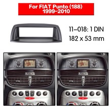 HUANAV-Adaptador de instalación de Radio estéreo para coche, panel de impacto de Audio, Marco estéreo, 1DIN, fascia, para FIAT Punto (188), 1999-2010 2024 - compra barato