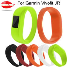 Nova chegada pulseira de relógio de pulso pulseira de silicone macio pulseira de substituição banda de pulso para garmin vivofit jr relógios inteligentes 2024 - compre barato